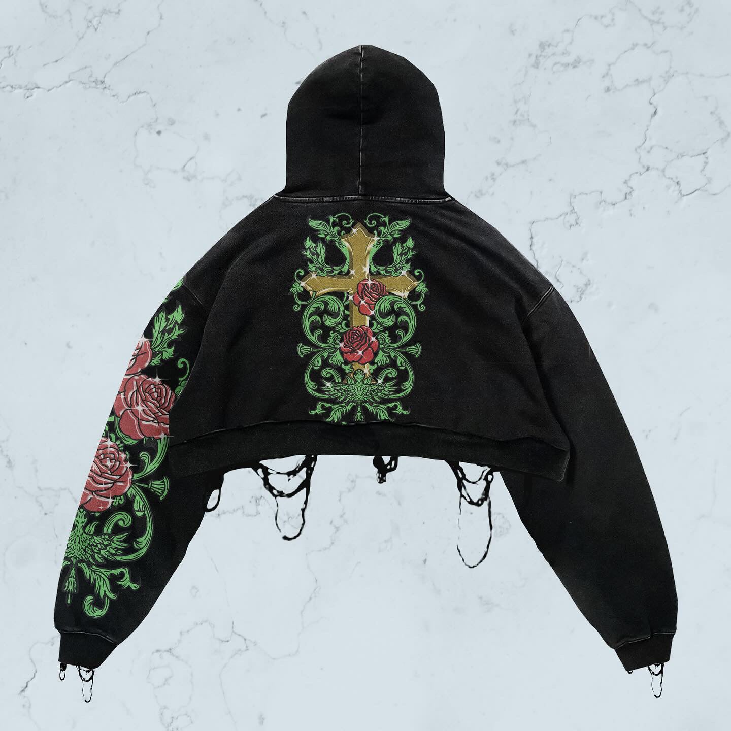 Chosen One Cropped Hoodie