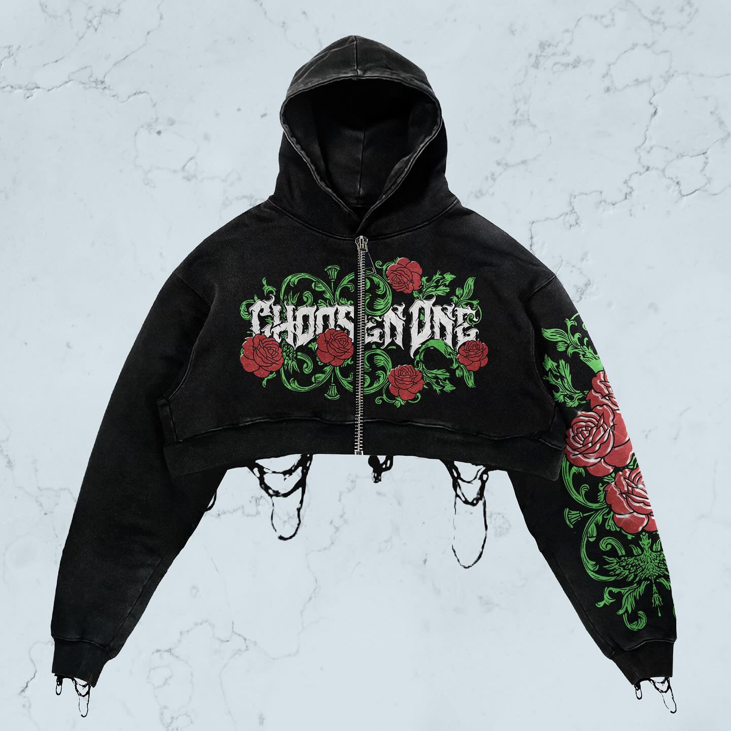 Chosen One Cropped Hoodie