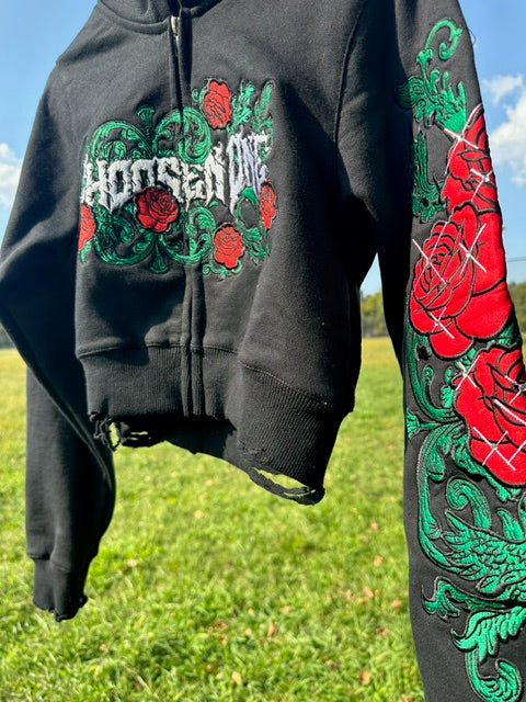 Chosen One Cropped Hoodie