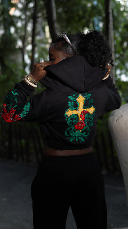 Chosen One Cropped Hoodie